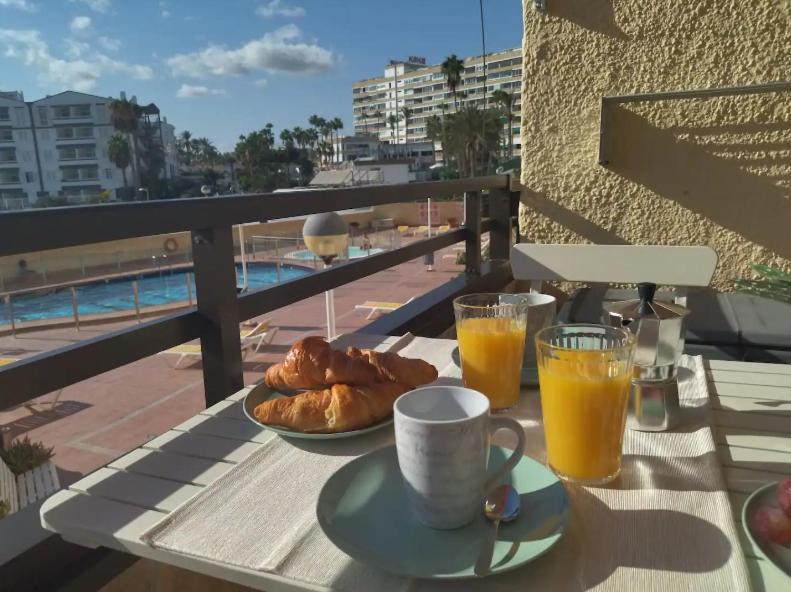 Pool view accommodation in Playa del Ingles Maspalomas  Exterior foto